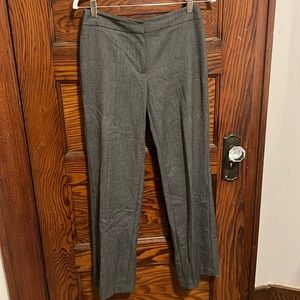 Black and white patterned dress pants